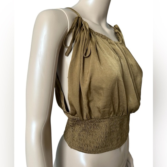 Forever 21 Mustard Yellow Satin Cami Top - Picture 3 of 4